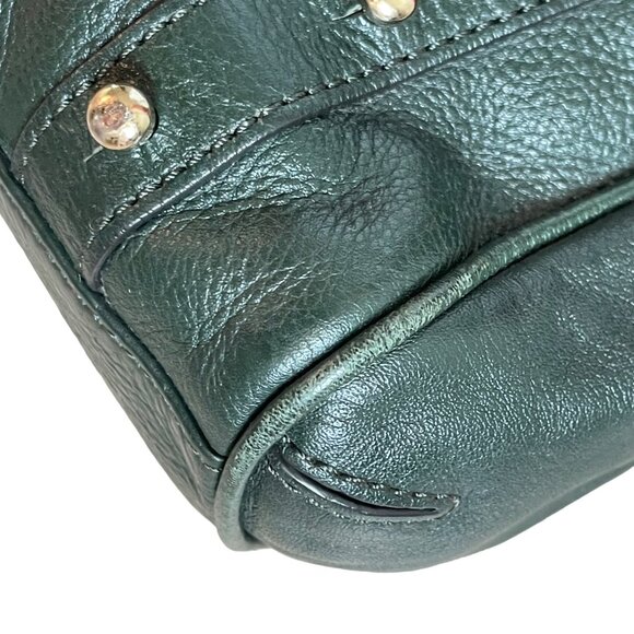 Rebecca Minkoff Green Leather Crossbody Bag With Gold Hardware - Picture 10 of 15